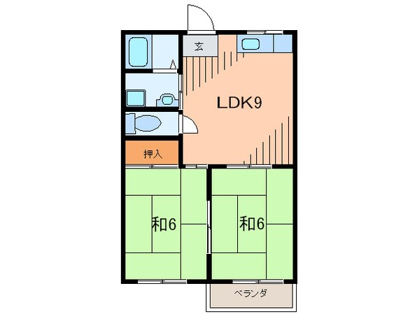 ウイング南口の物件間取画像